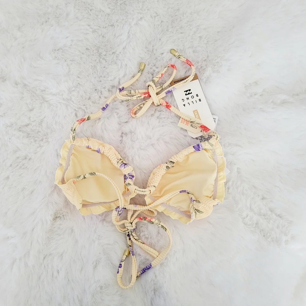 👒BILLABONG KISMET LULA TRI BIKINI TOP SIZE XL/14
